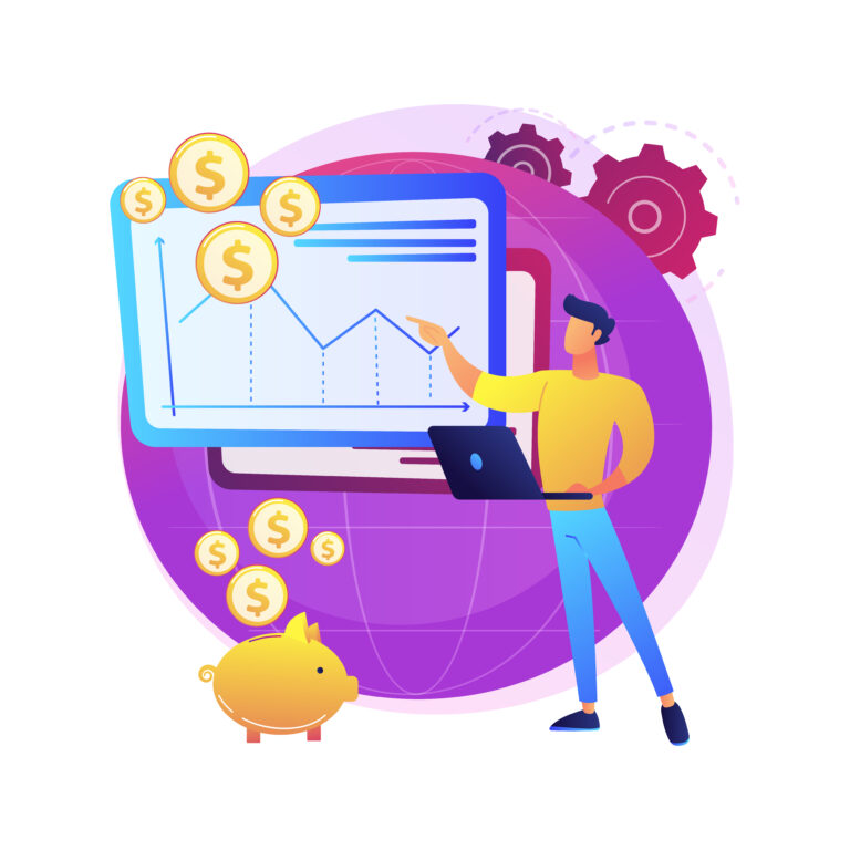 Business idea generation. Girl cartoon character with light bulb symbol. Entrepreneurship, startup project, profitable. Earning money. Vector isolated concept metaphor illustration
